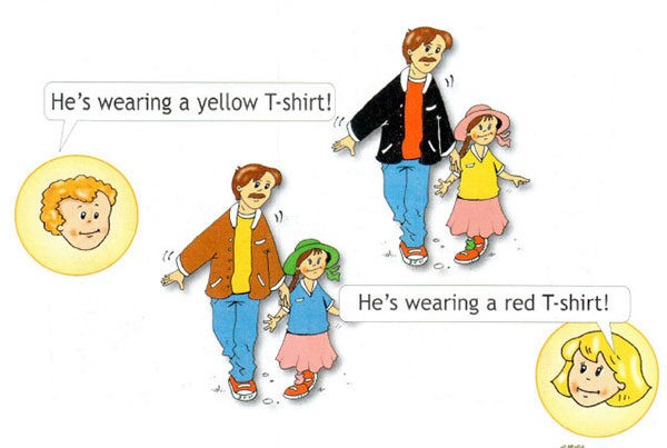 She s wearing her перевод. Описание he is wearing картинки для детей. He is wearing a Yellow t-Shirt. Spotlight 2 класс Wear. He's wearing.