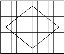 На клетчатой бумаге с размером клетки один к одному изображен треугольник найдите его площадь