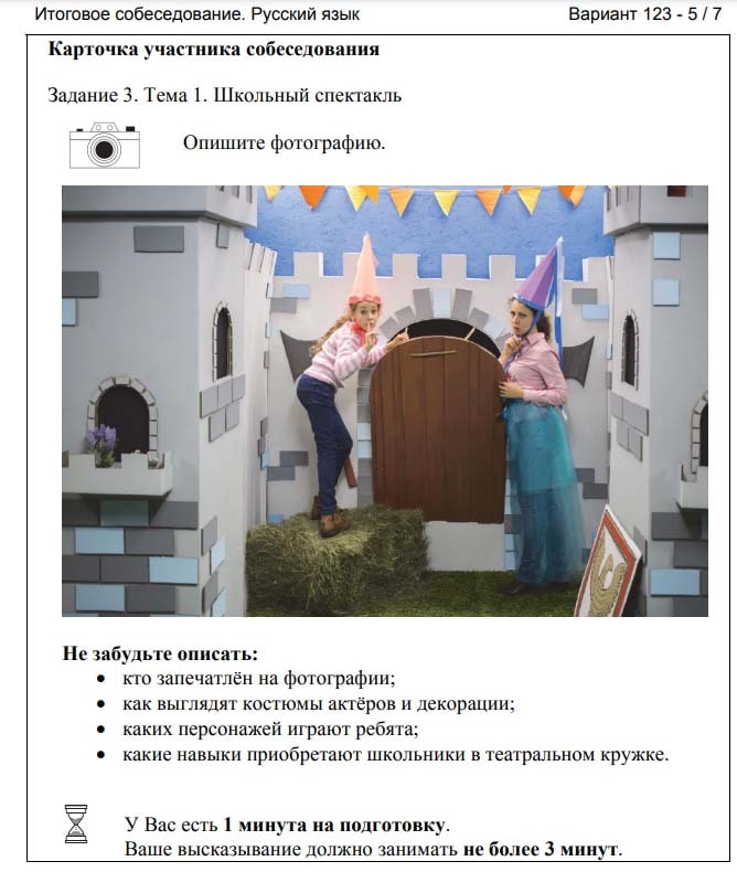 Фотографии к заданию 3 итогового собеседования по русскому языку, 9 класс